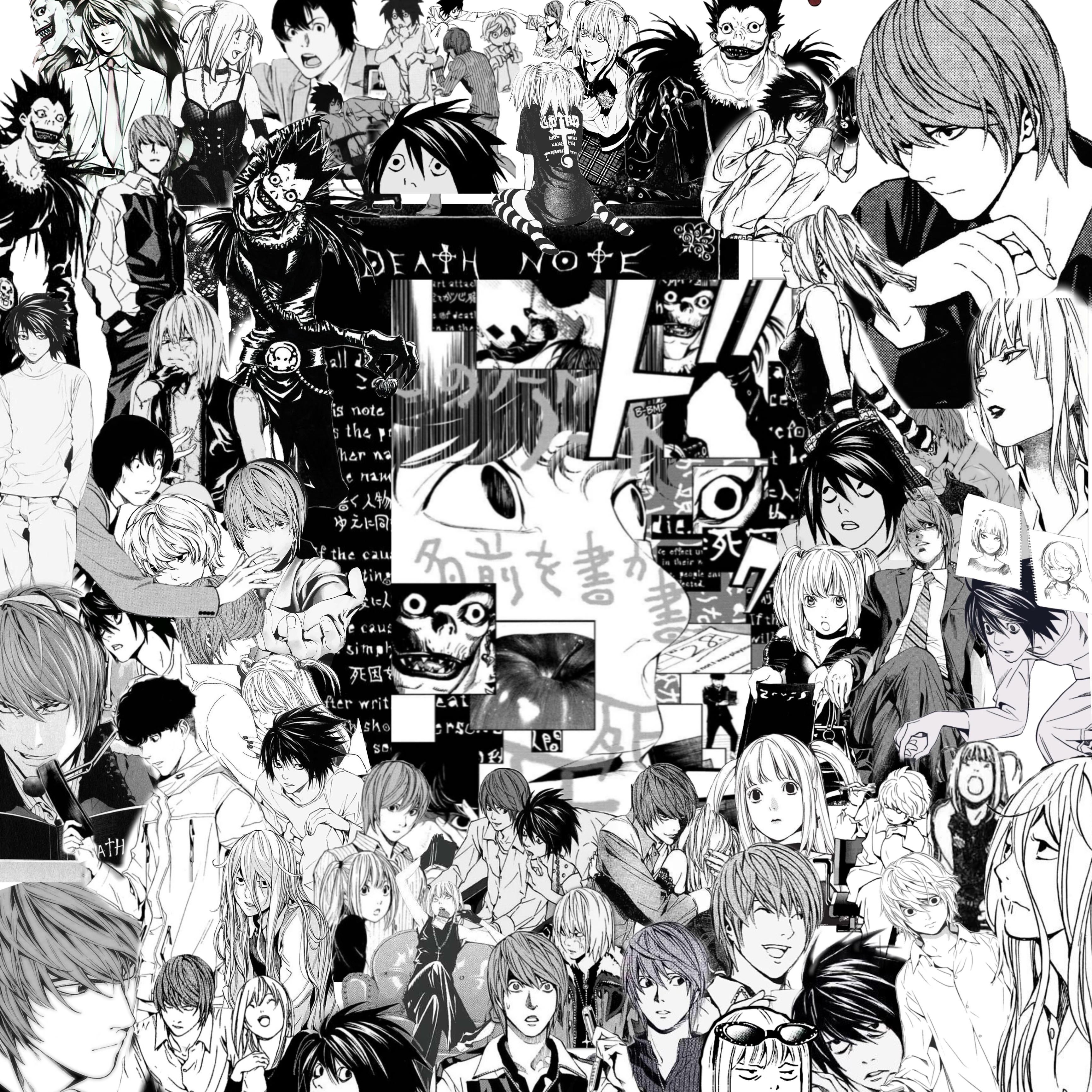 Wallpaper Thing I Made On Picsart R Deathnote