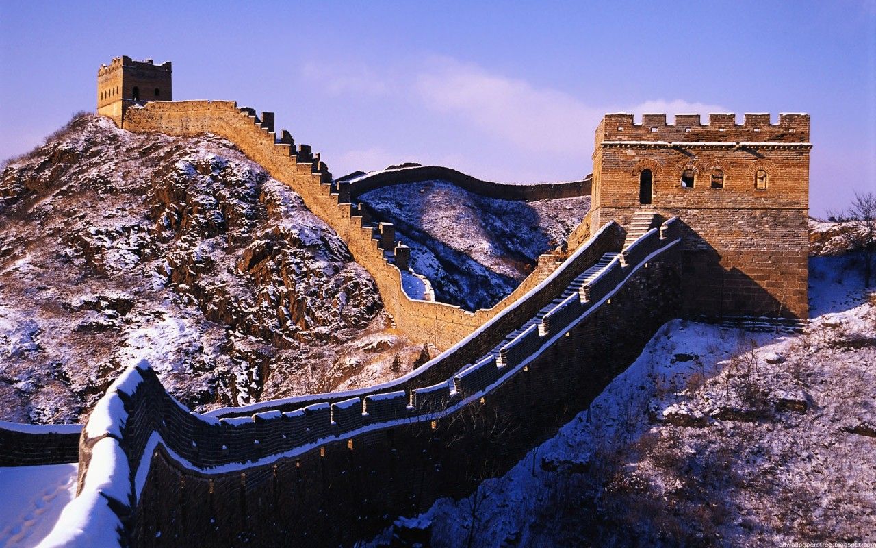 Great Wall Of China Famous Landmarks Asia Chinese