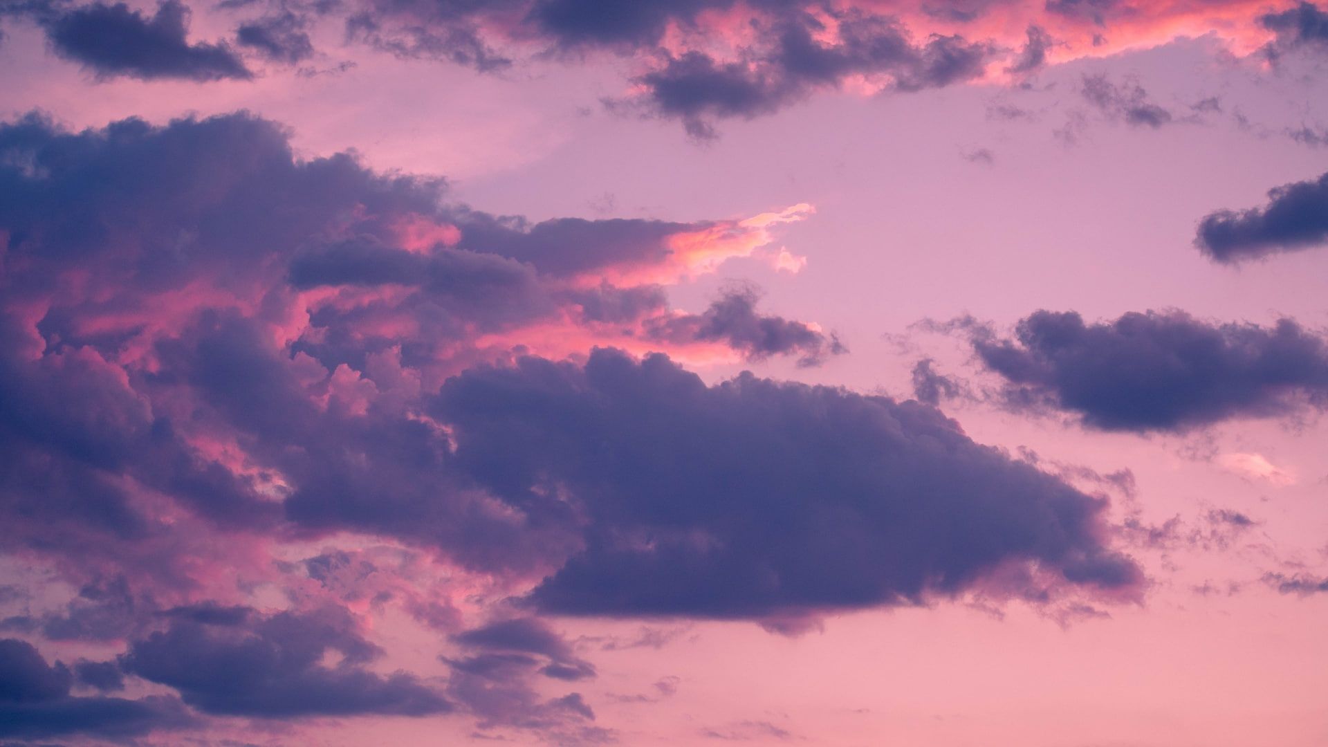 nature clouds sky sunset pink pink clouds Ernest Brillo 1080P