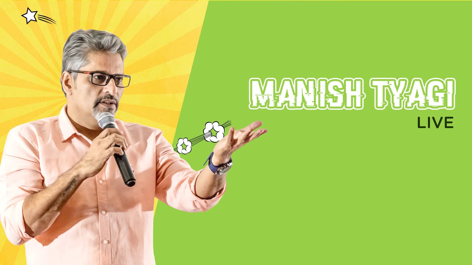 Manish Tyagi Live Public Speaking HD Wallpaper Background