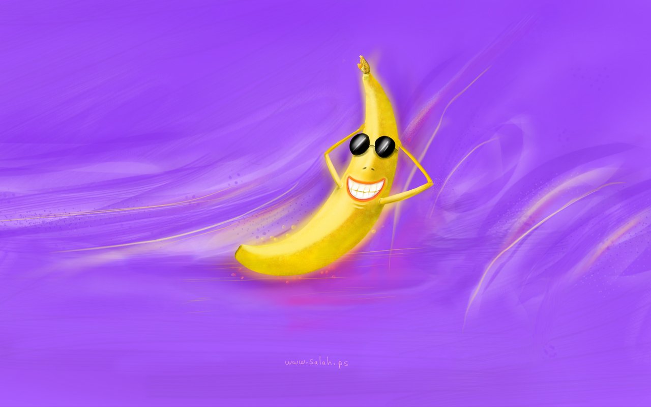 Funny banana Wallpaper free Drawing Inspiration