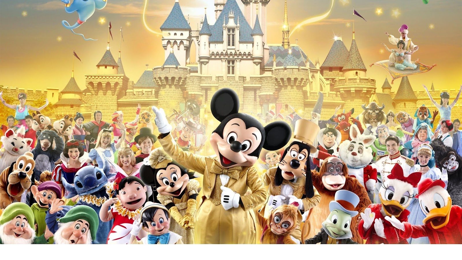 Disney World Cartoon Characters HD Wallpaper