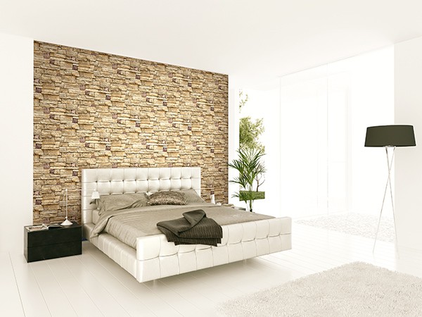 Stack Stone Pale Sandstone Wallpaper 3d Brokers Melbourne