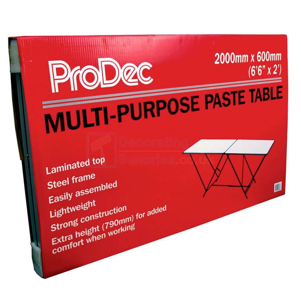 Prodec Heavy Duty Wallpaper Paste Table Trade Paste Table