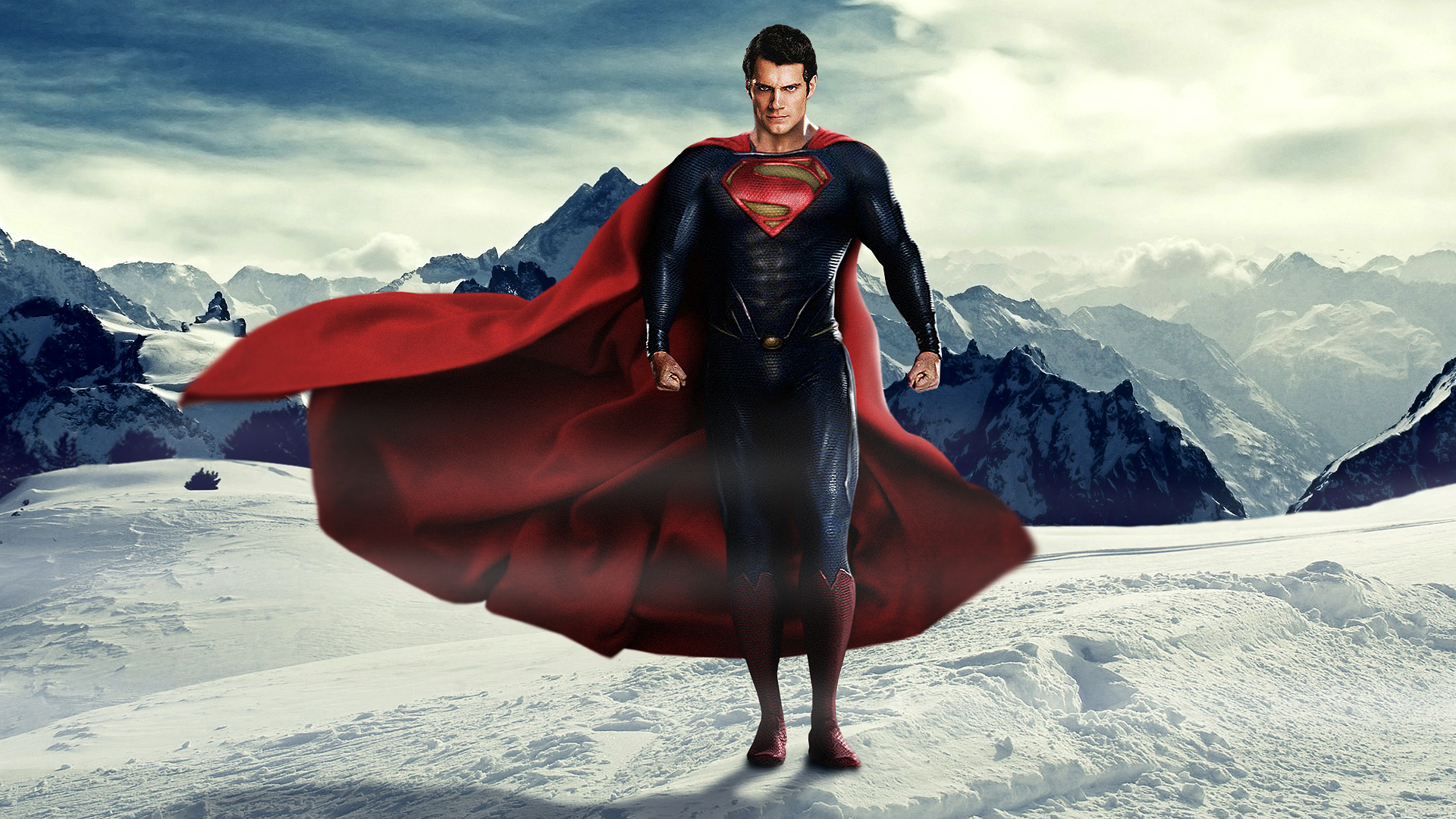 Man of Steel   Superman Wallpaper 02 by LoganChico on