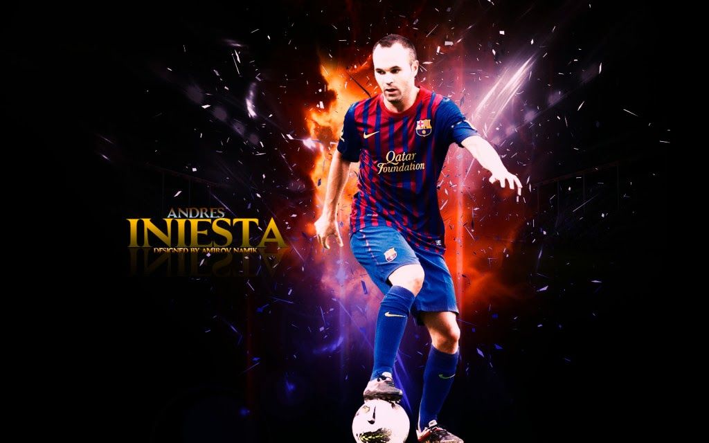 Andres Iniesta New HD Wallpaper Football