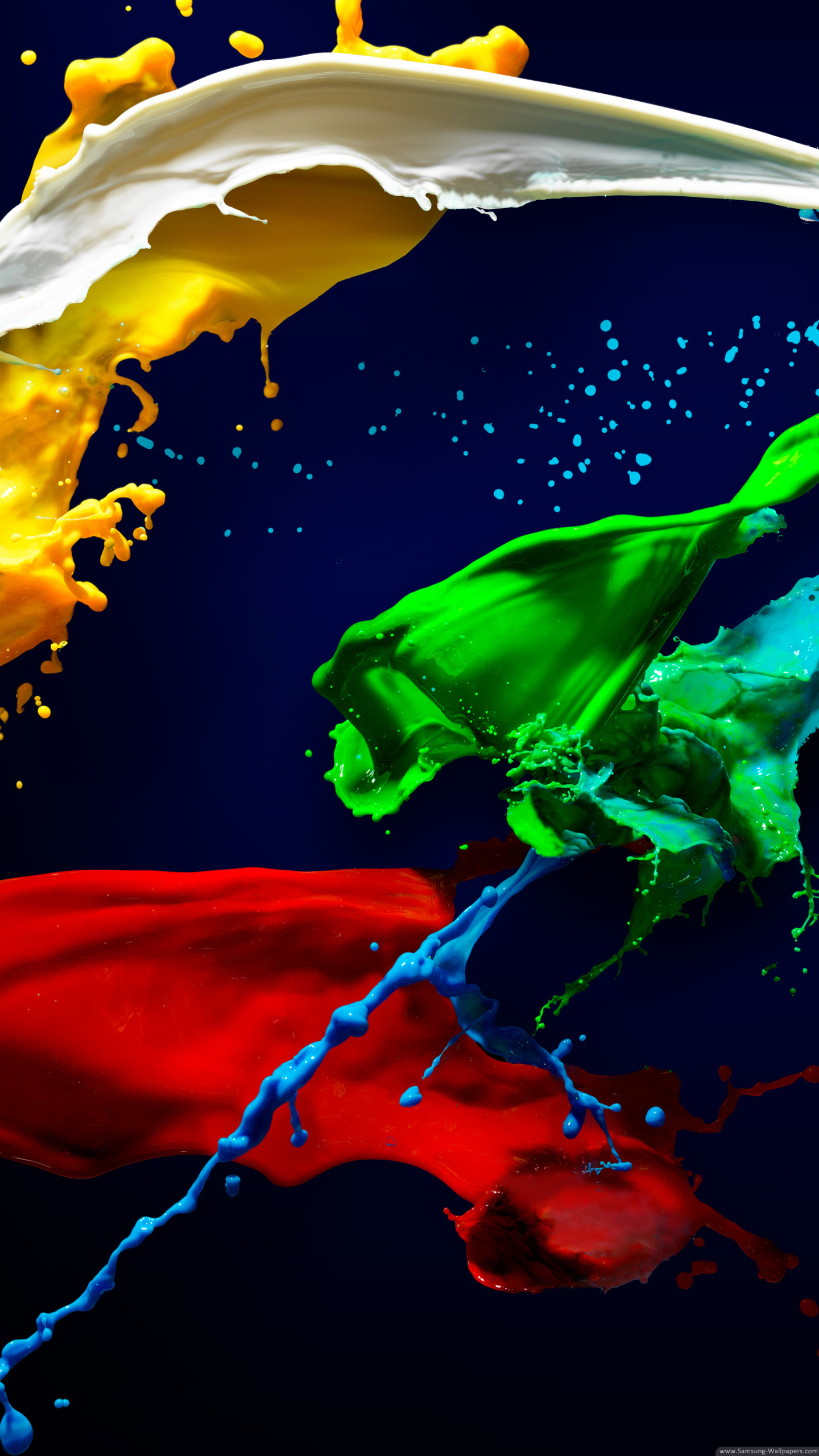 google nexus 6 wallpapers 1440x2560 quad hd color splash