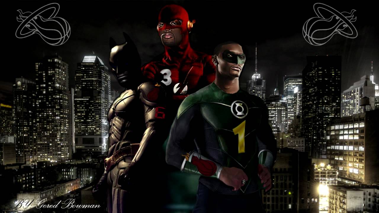 Miami Heat Trio Justice League HD Wallpaper Amazing