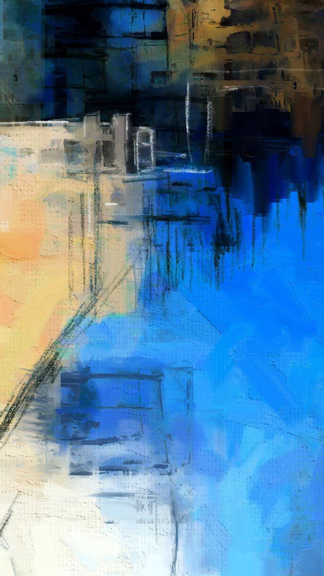 Blue Art Wallpaper