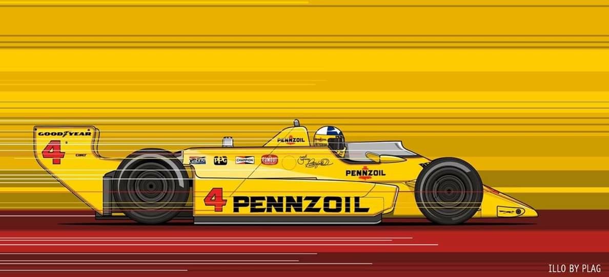 Pennzoil Chaparral Indycar Aka The Yellow Submarine Indy