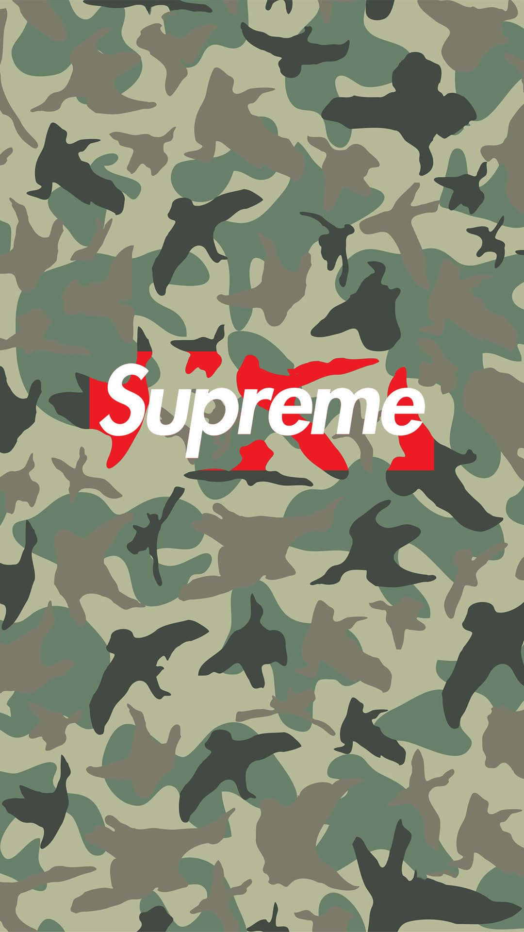 Rock The Green Camo Trend With This Unique And Stylish Wall Wallpaper