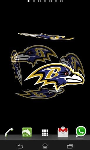 View bigger   3D Baltimore Ravens Wallpaper for Android screenshot 307x512