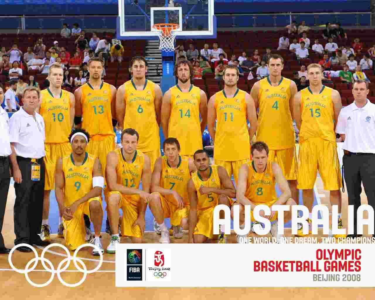 Australia Basketball Olympic Team Wallpaper Sport