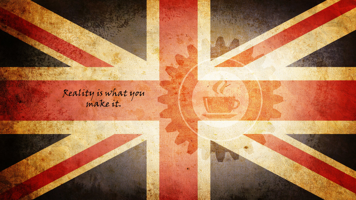 British flag background Brassinventor by BrassInventor on