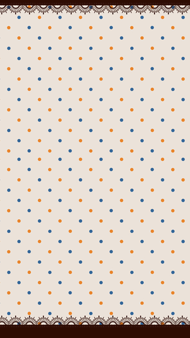 Polka Dot Background iPhone 5s Wallpaper