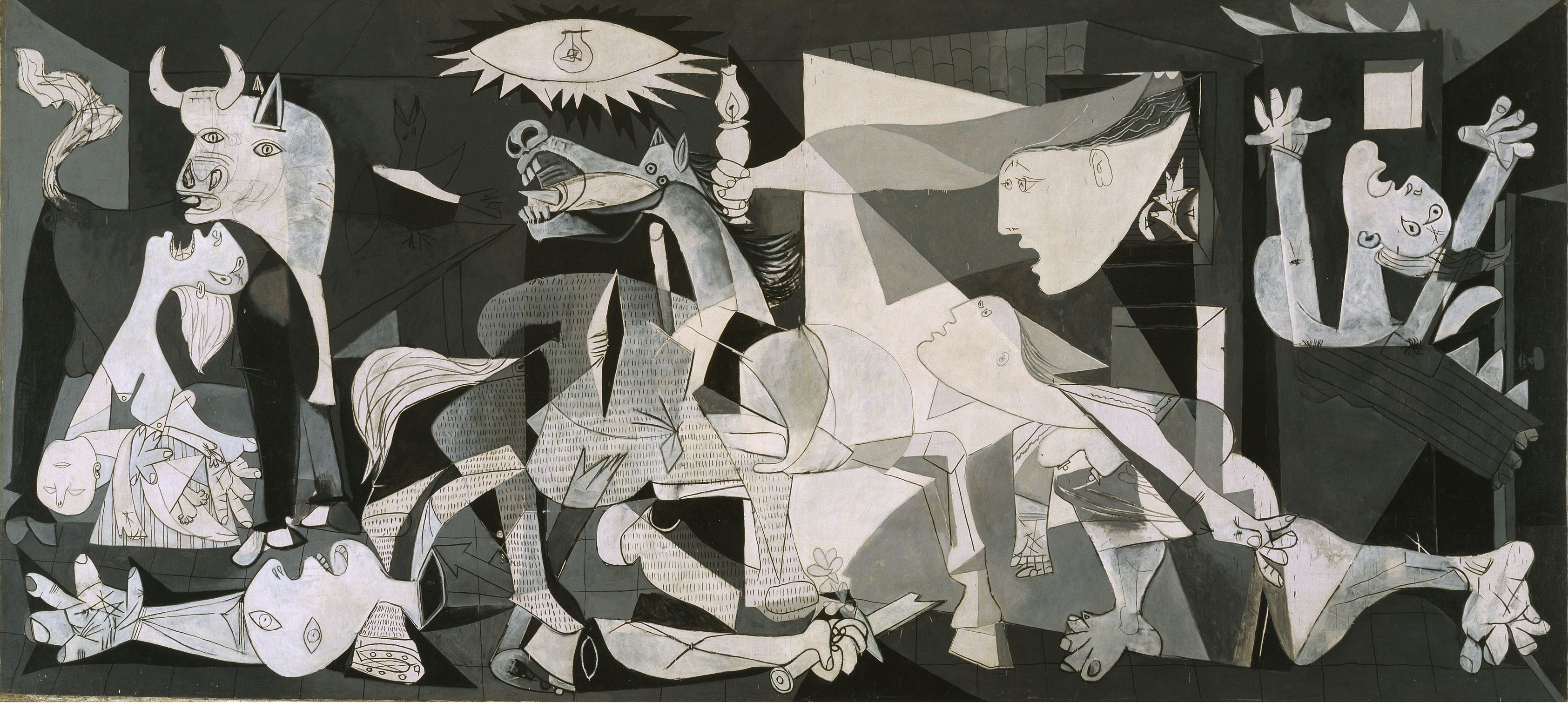 Pablo Picasso Guernica Cubism Classic Art Wallpaper HD