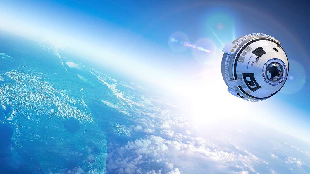 Artist S Concept Of The Cst Aka Starliner Passing Over Florida