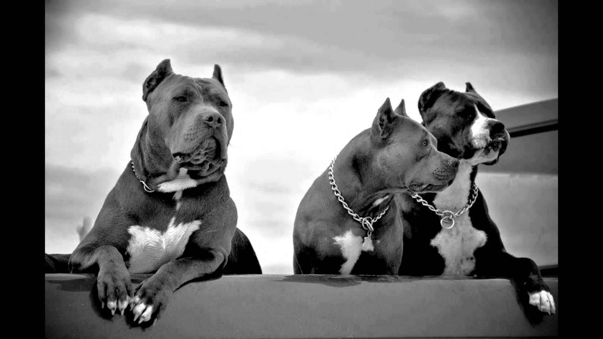 Black Pitbull Trx6ssxhuqbvyngz Wallpaper