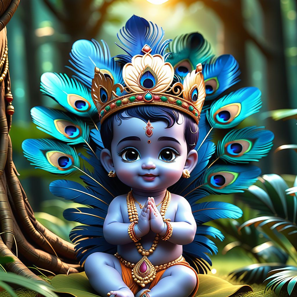 Little Krishna Wallpaper
