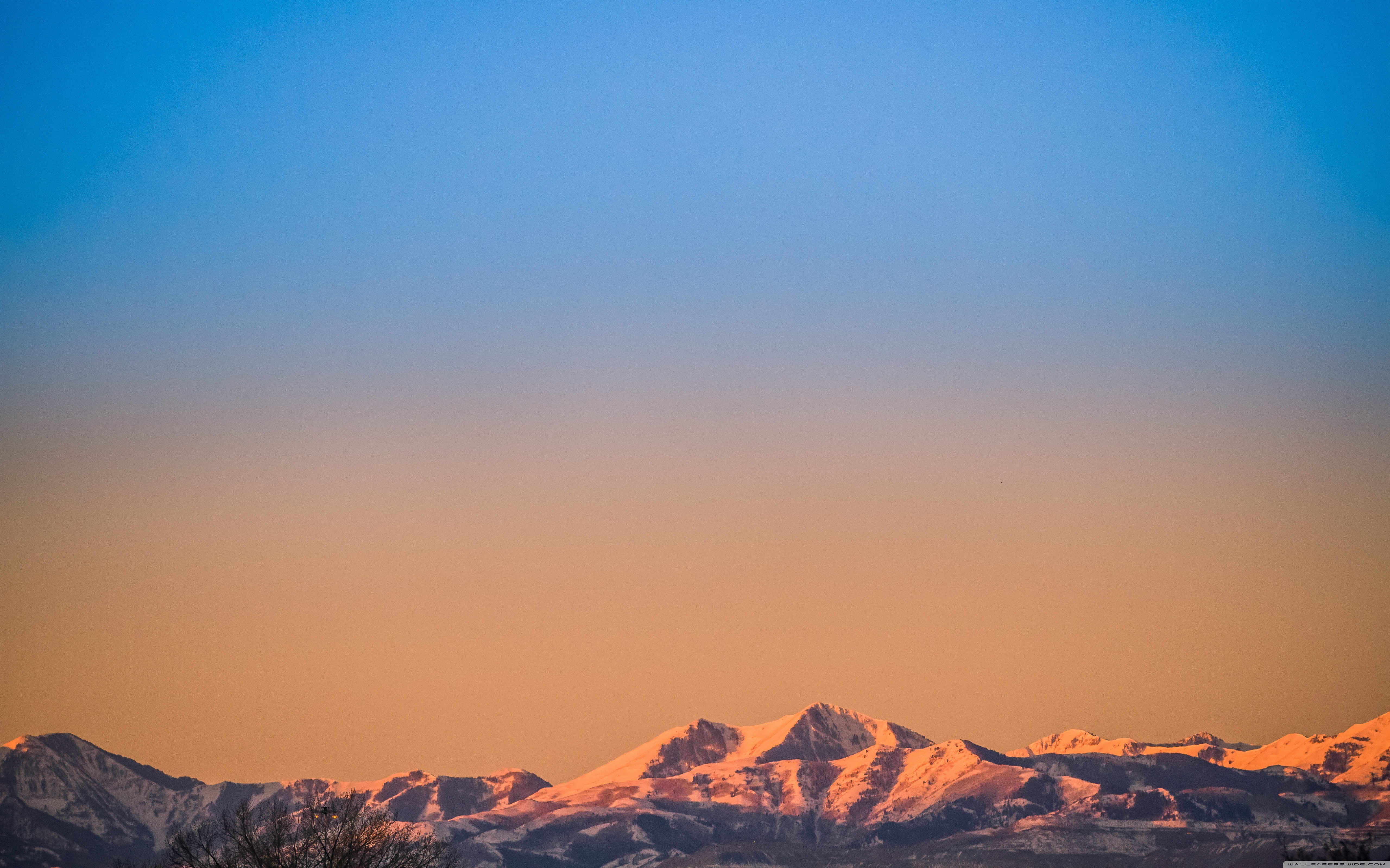 Salt Lake City Mountains 4K HD Desktop Wallpaper for Dual