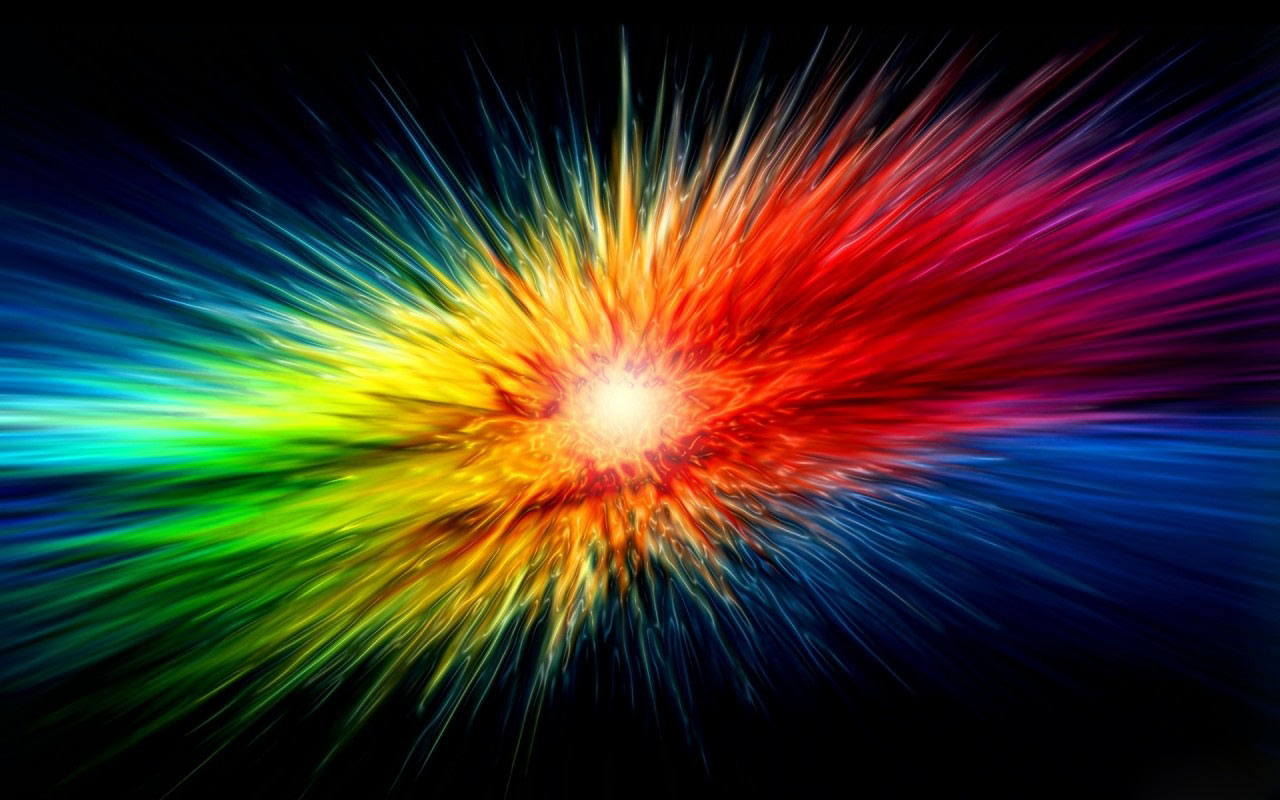 Cool Rainbow Abstract Desktop Wallpaper