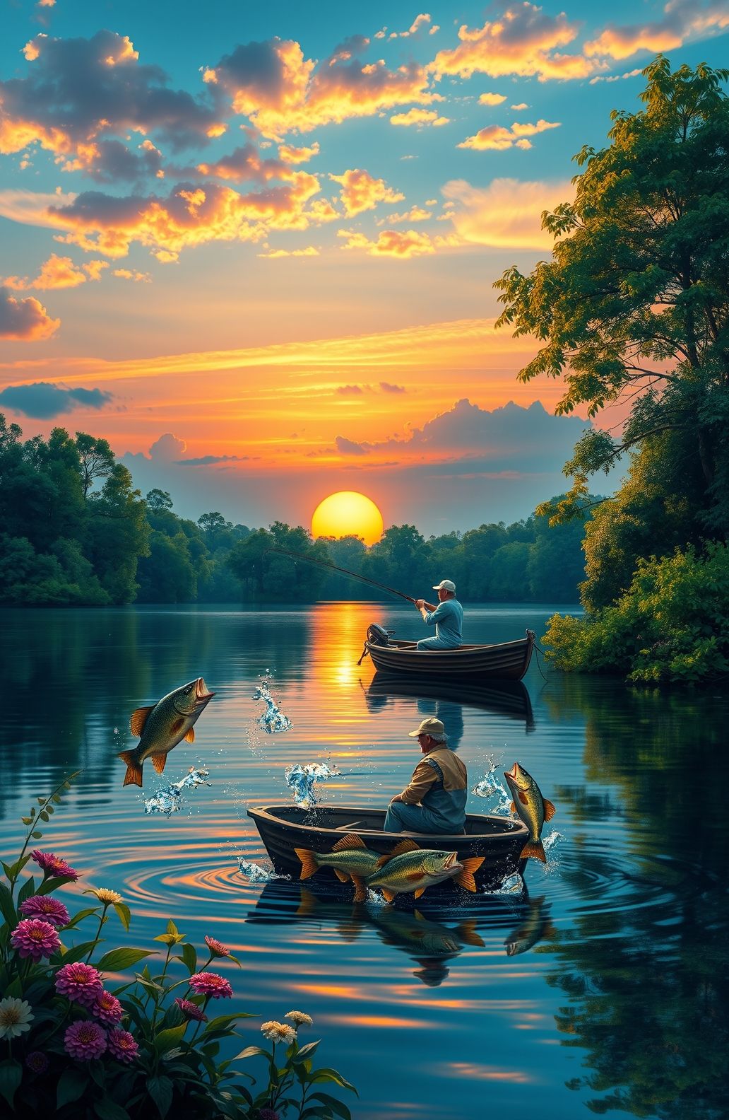 Bass Fishing Wallpaper