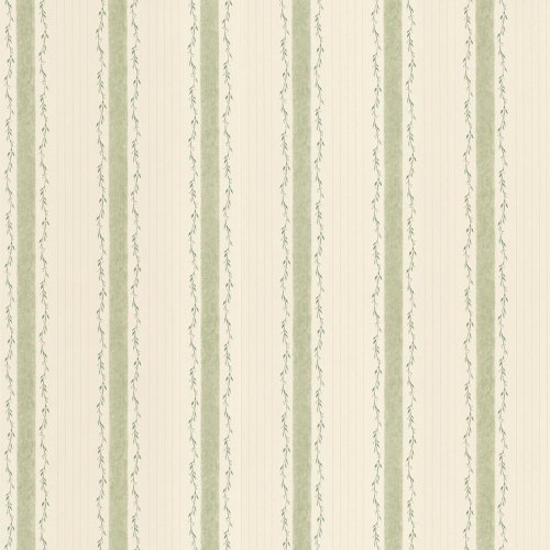 Waverly Country Stripe Wallpaper Green