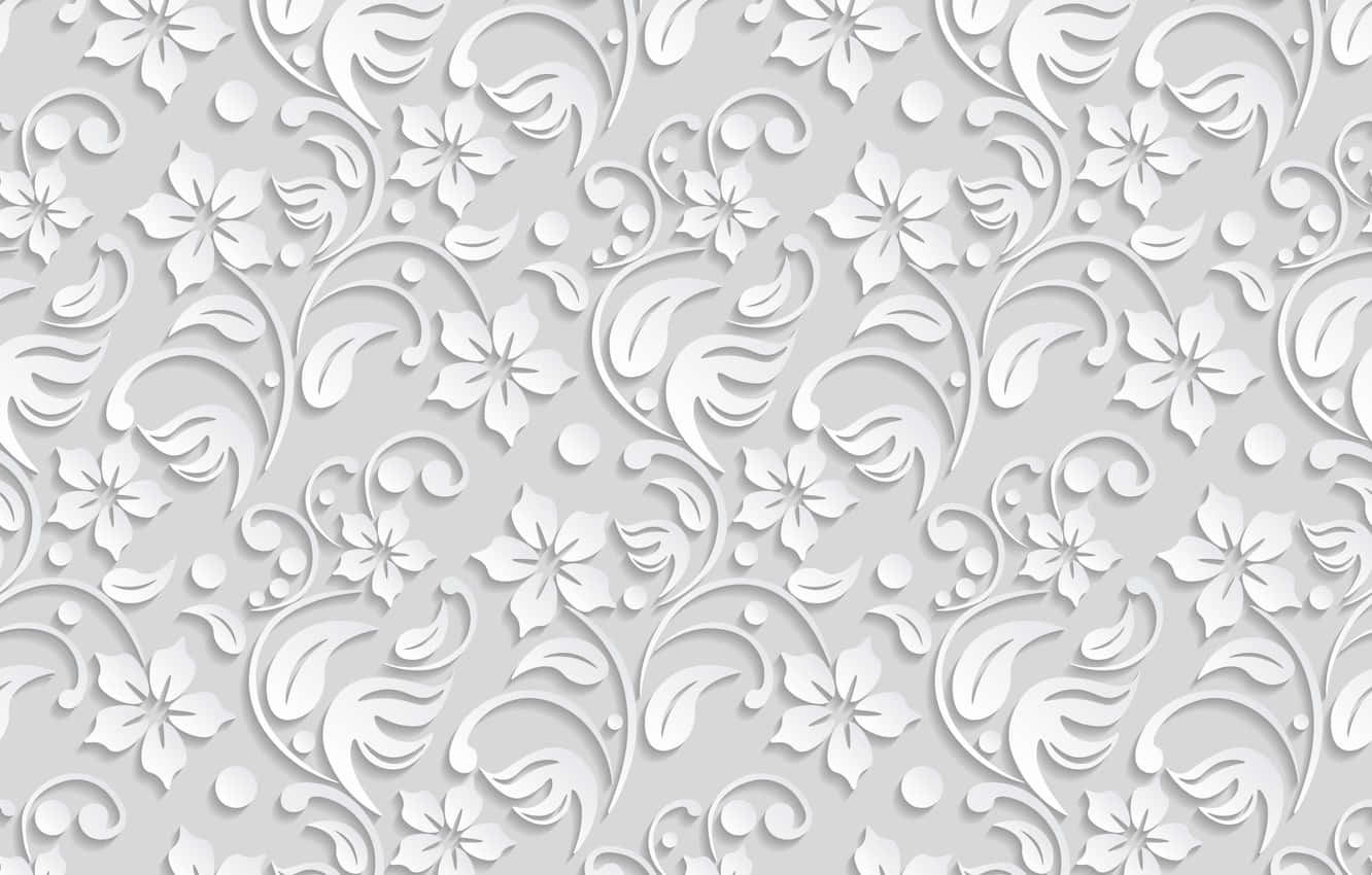 A White Abstract Pattern Wallpaper