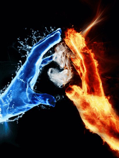the true love between fire and ice fire and ice wallpaperjpg 410x544
