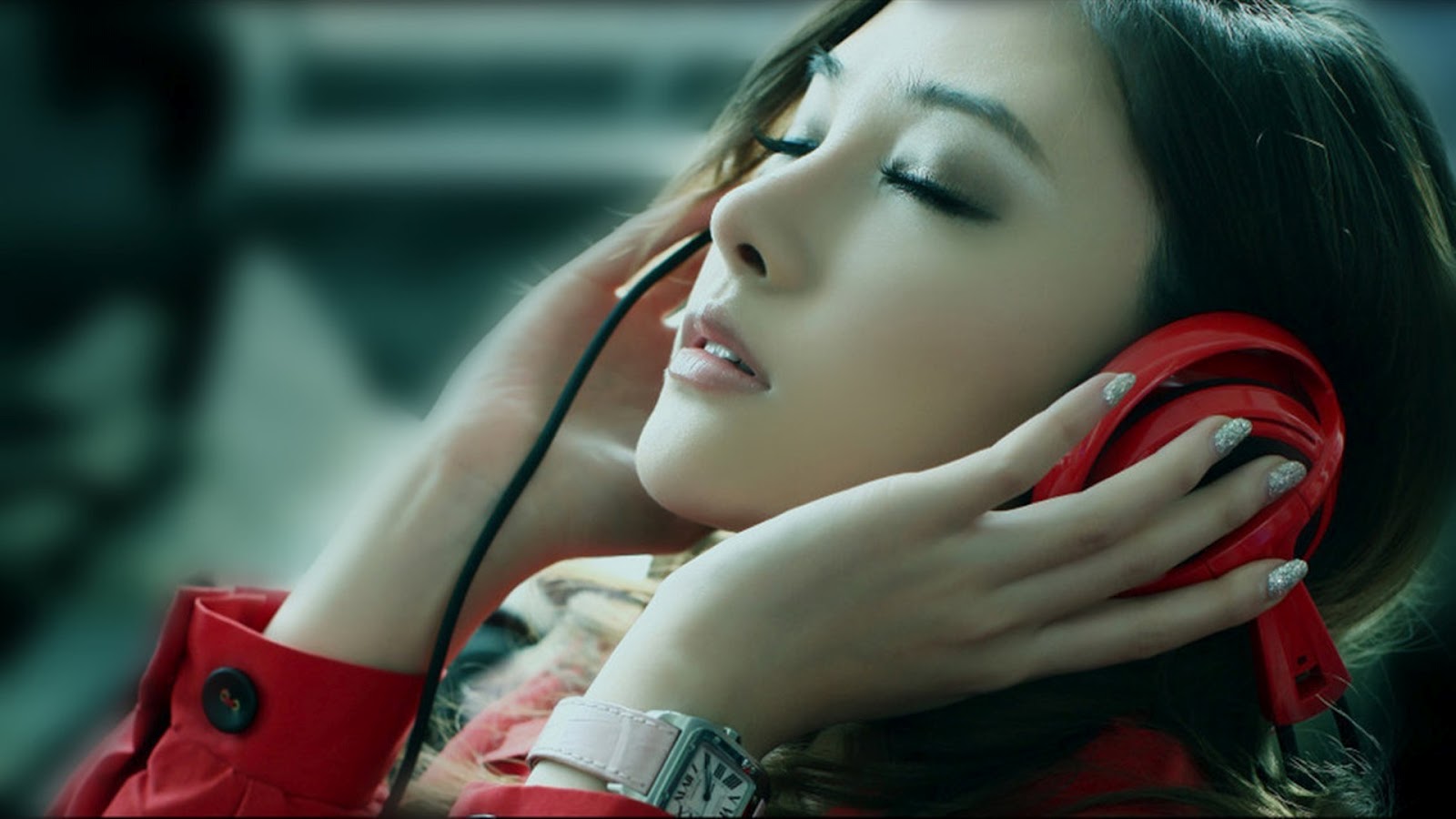 Mystery Wallpaper Music Headphones Girl Asian