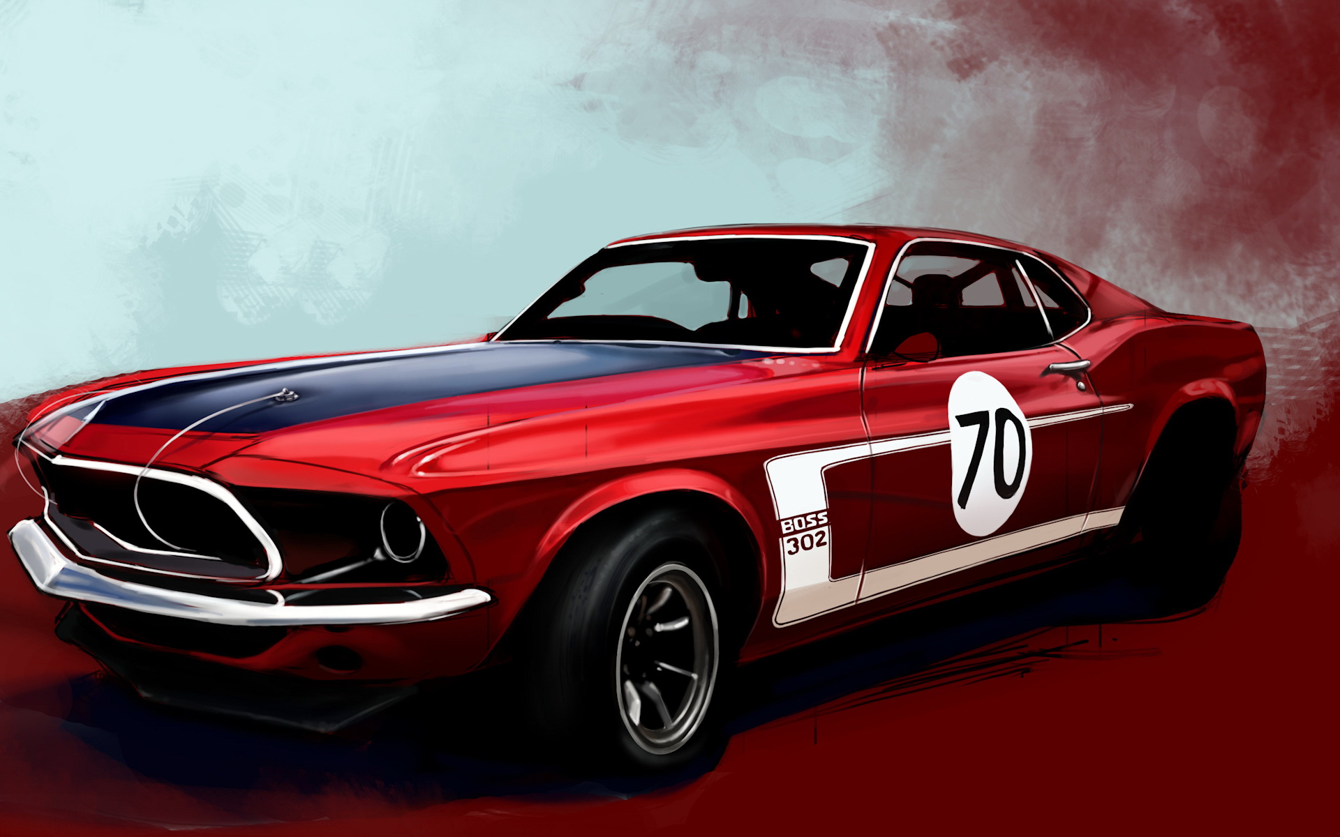 Mustang Sports Car Wallpaper