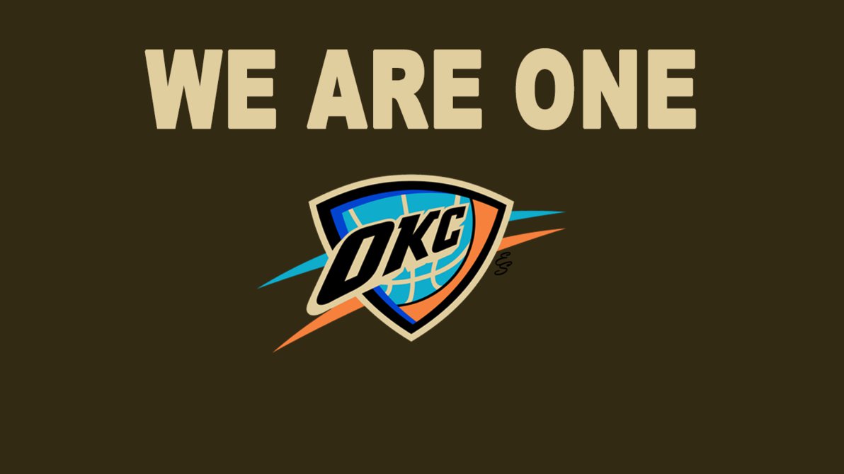 Okc Thunder We Are One Wallpaper By Emrhn48