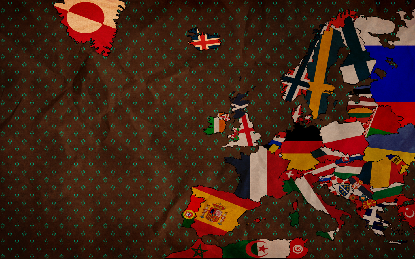Flags Europe Wallpaper Maps