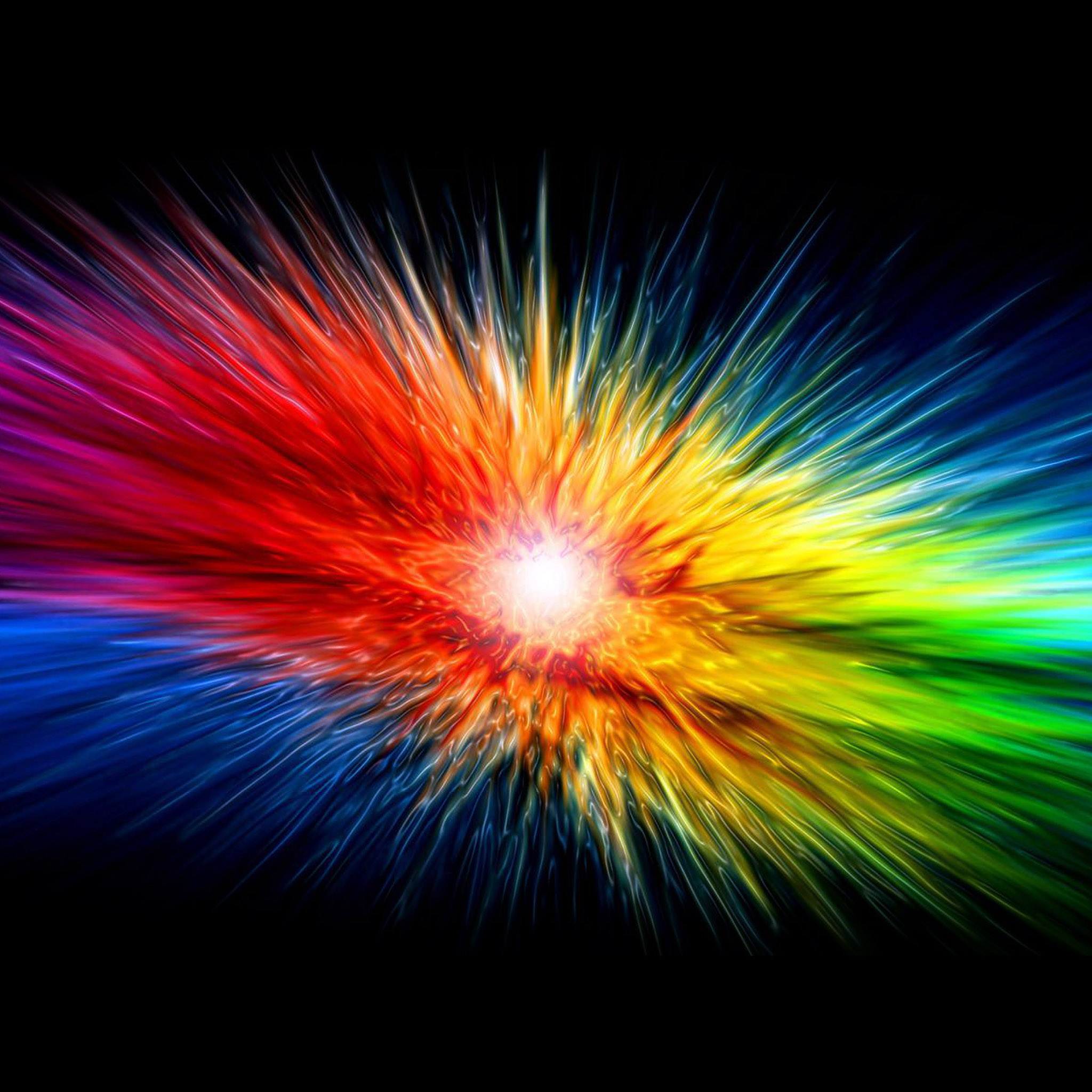Ios7 Trippy Colors Parallax HD iPhone iPad Wallpaper