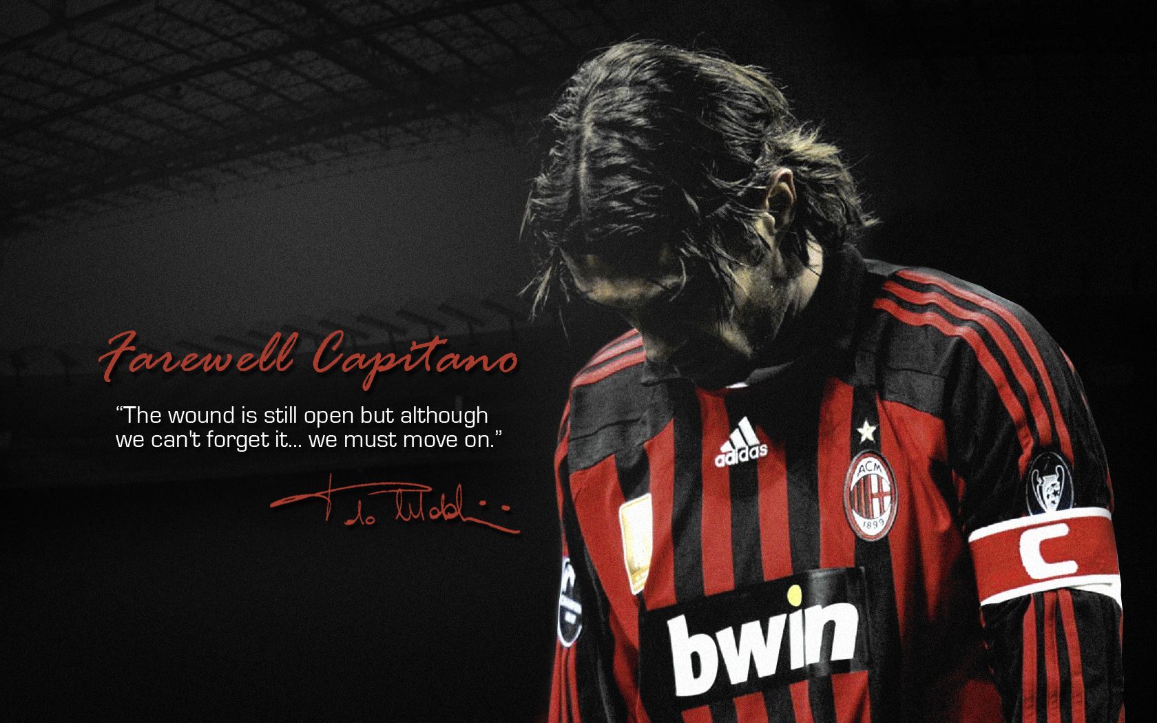 Maldini Ac Milan Legend Players Wallpaper HD Image