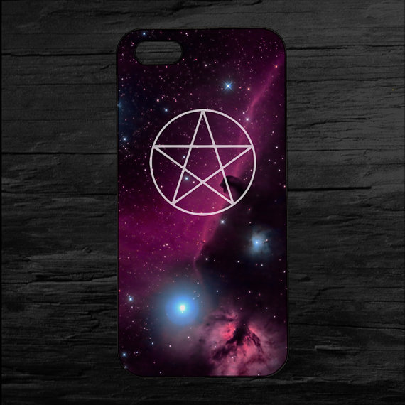 iPhone Cases Galaxy Print Pentagram