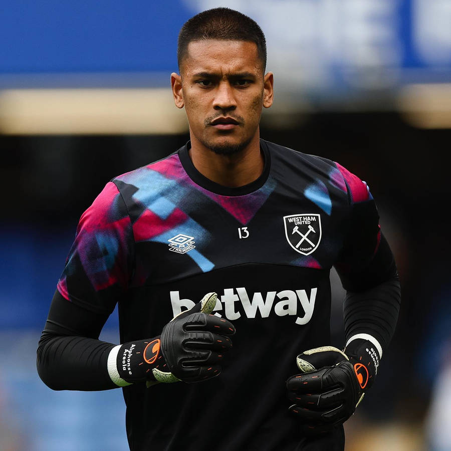 Serious Alphonse Areola Front Wallpaper