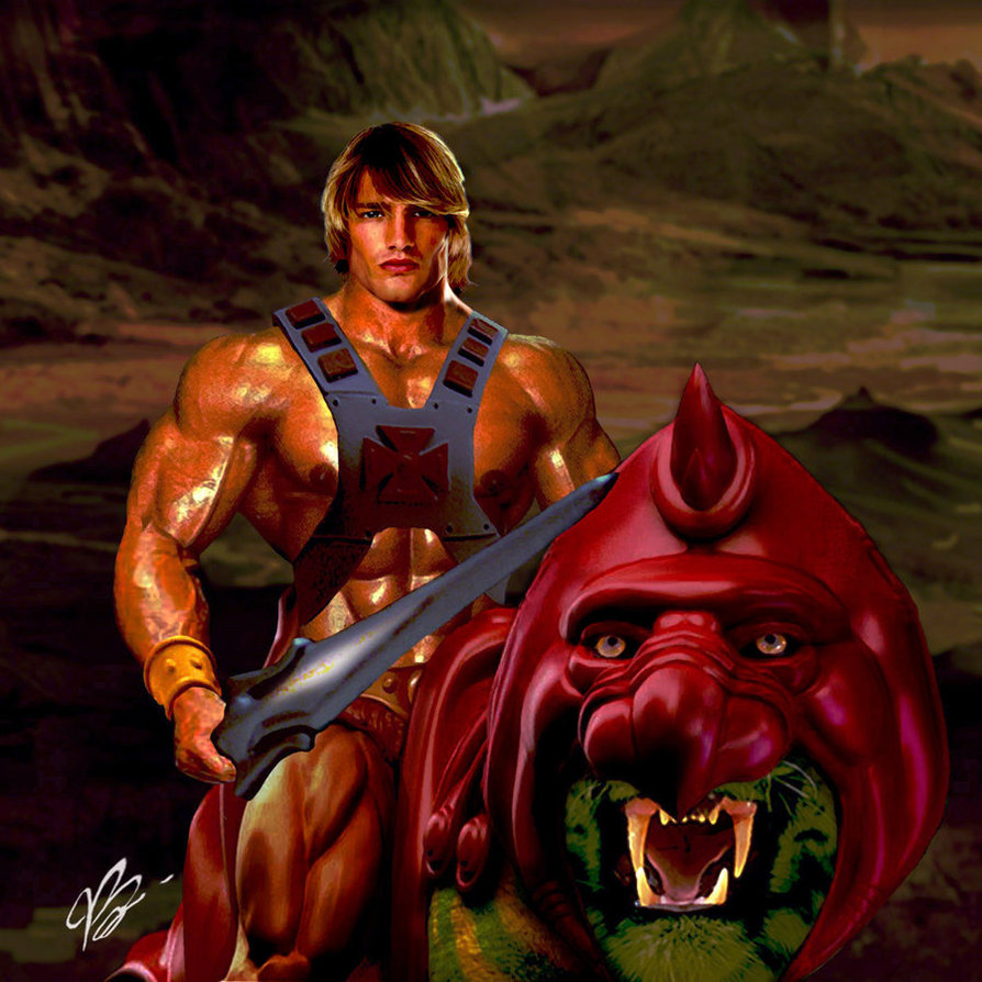 He Man And Battlecat By Plabryan For