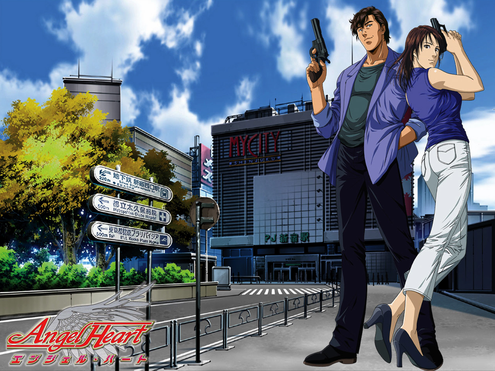 Japanese wallpapers City Hunter wallpapers
