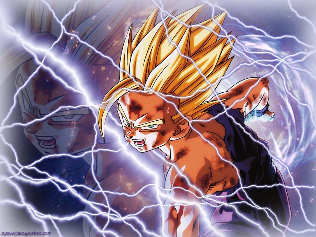 Gohan Super Saiyan 2 HD Mobile Wallpaper.