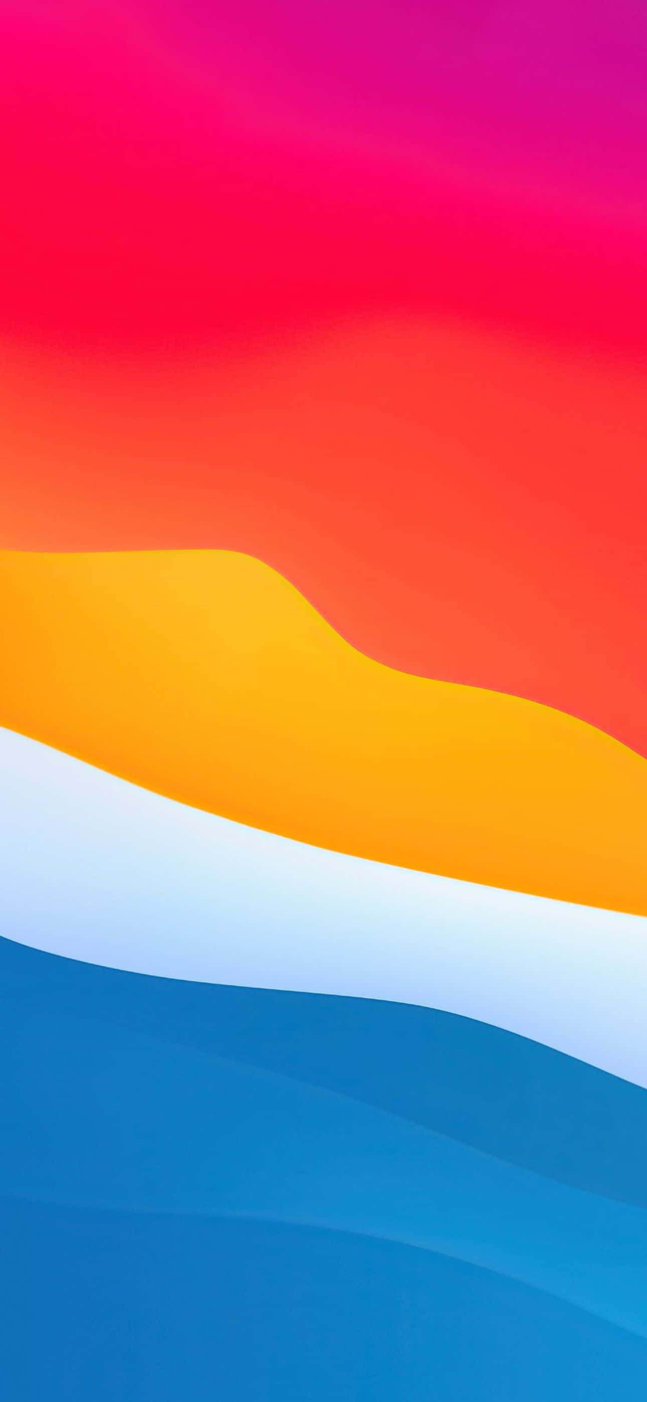 Abstract iPhone 14 Pro Max wallpaper with vibrant colors and smooth curves