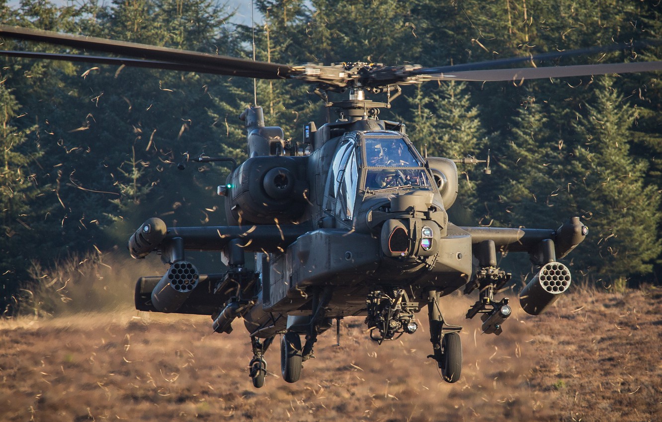 Wallpaper Apache Ah Royal Netherlands Air Force