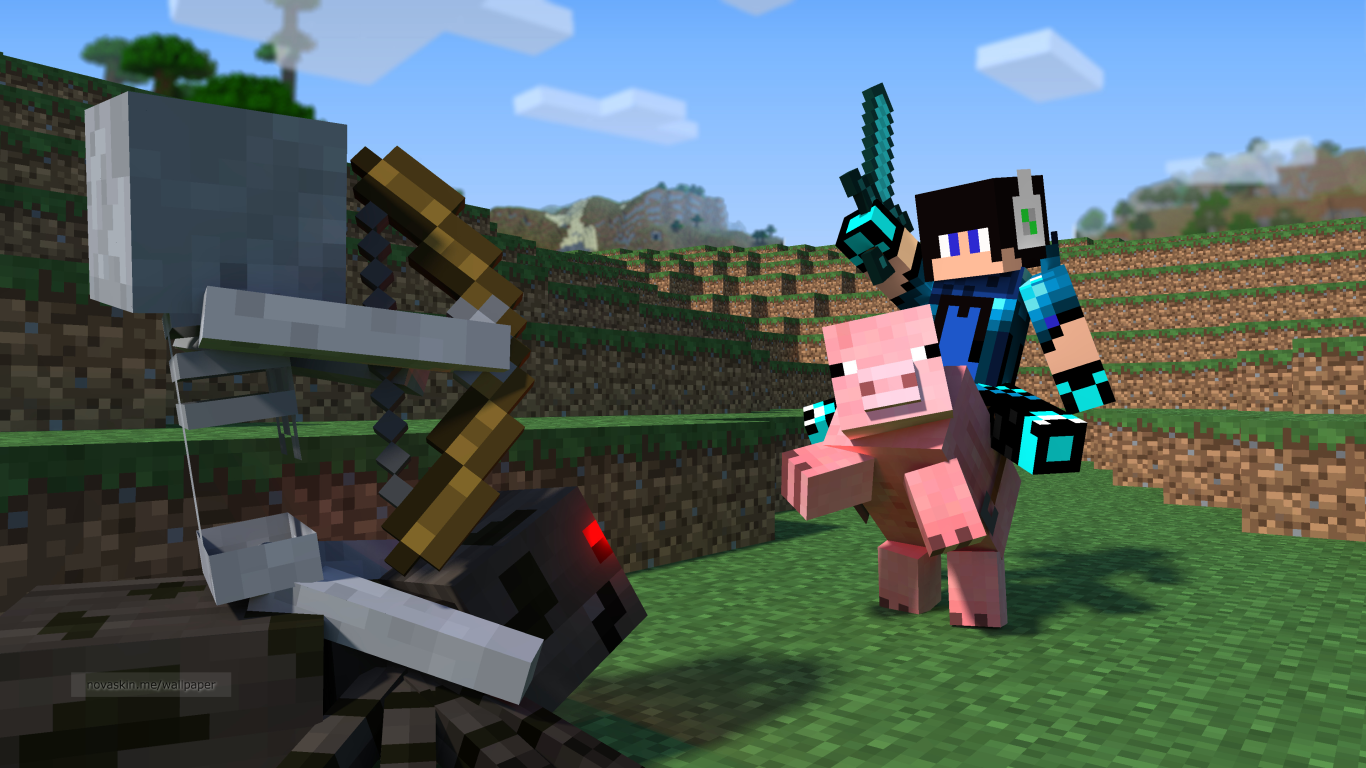 Novaskin-minecraft-wallpaper EPIC JEFF RUN!!! by Rubeccaknight on DeviantArt