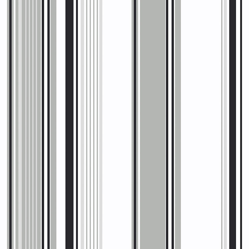Black And Silver Stripe Wallpaper