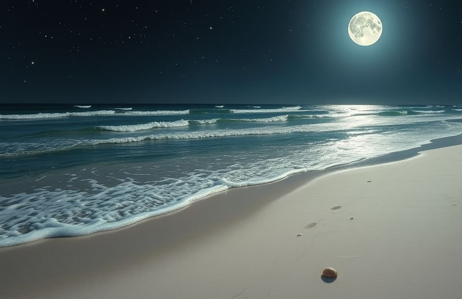 Beach Moon Wallpaper