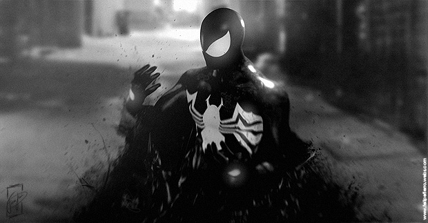 Symbiote Spider Man By Felipe Fierro Felipefierro