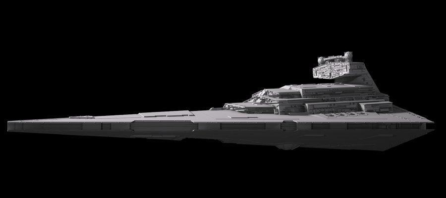 Imperial Star Destroyer Wip By Brandx0