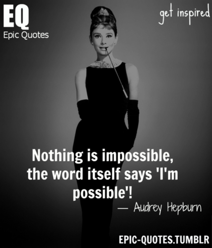 Quote Audrey Hepburn Picture Desktop Background For HD