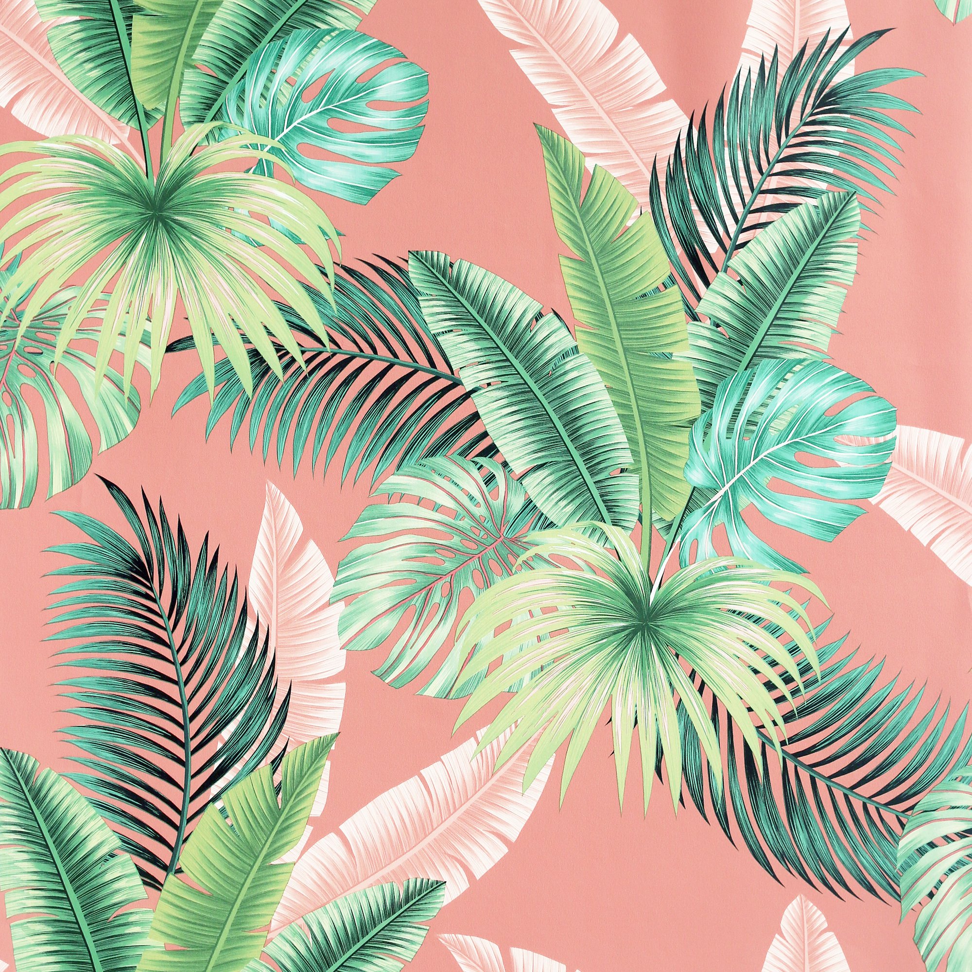 Miami Tropics Pink Arthouse Tropical Wallpaper