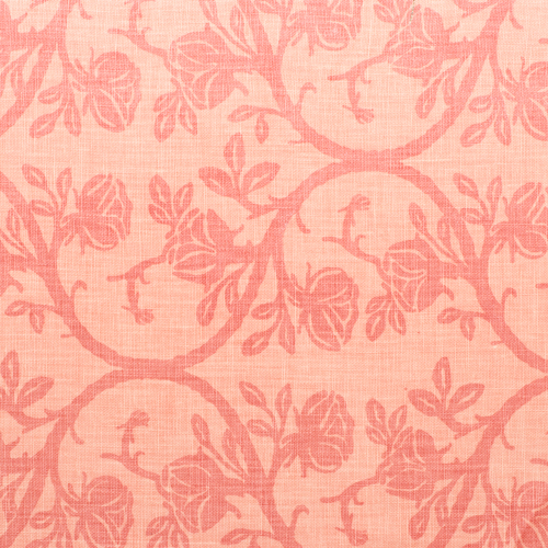 Color Rose Coral Content Linen Width V Repeat